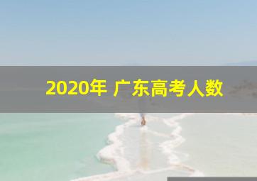 2020年 广东高考人数